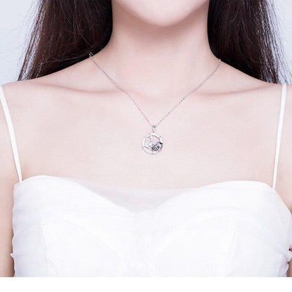 Panda Silver Necklace