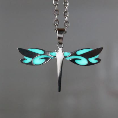Magical Glow in the Dark Dragonfly Necklace