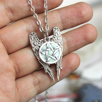 Magical Glow in the Dark Pentagram Necklace
