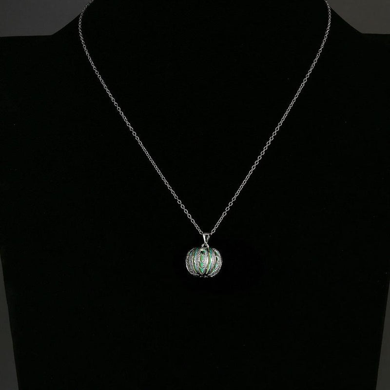 Magical Glow in the Dark Pumpkin Necklace