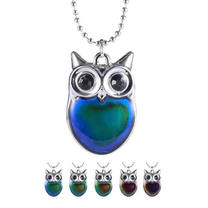 Magical Owl Mood Necklace