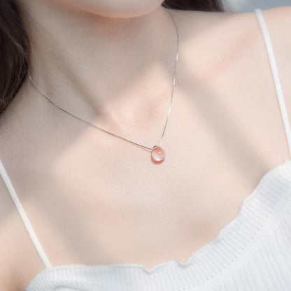 Mermaid's Tear Silver Necklace