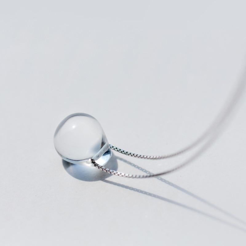 Mermaid's Tear Silver Necklace