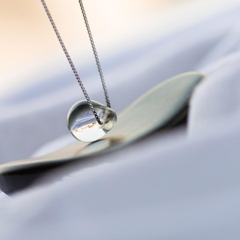 Mermaid's Tear Silver Necklace