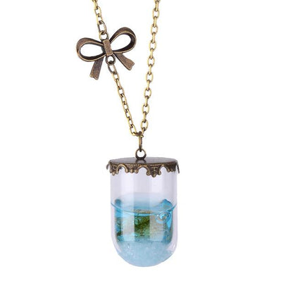 Ocean Drift Bottle Lucky Necklace