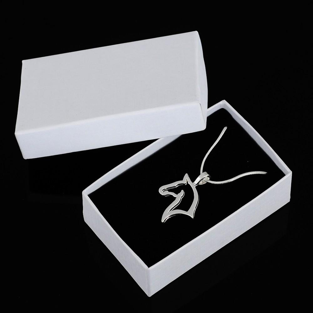 Silver Horse Head Necklace