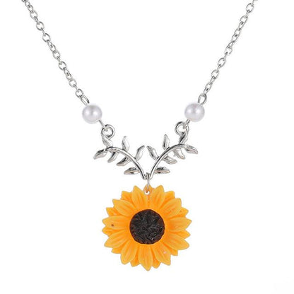 Sunflower Power Pearl Necklace