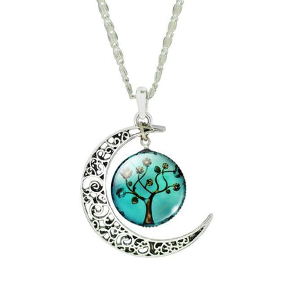 The Tree of Life Moon Necklace