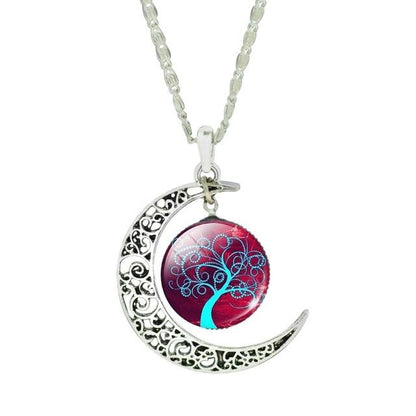 The Tree of Life Moon Necklace