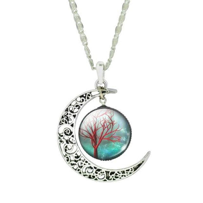 The Tree of Life Moon Necklace