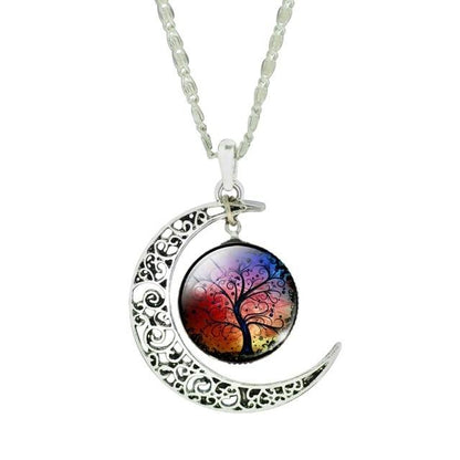 The Tree of Life Moon Necklace