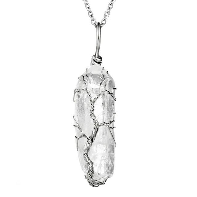 Tree of Life Natural Stone Necklace