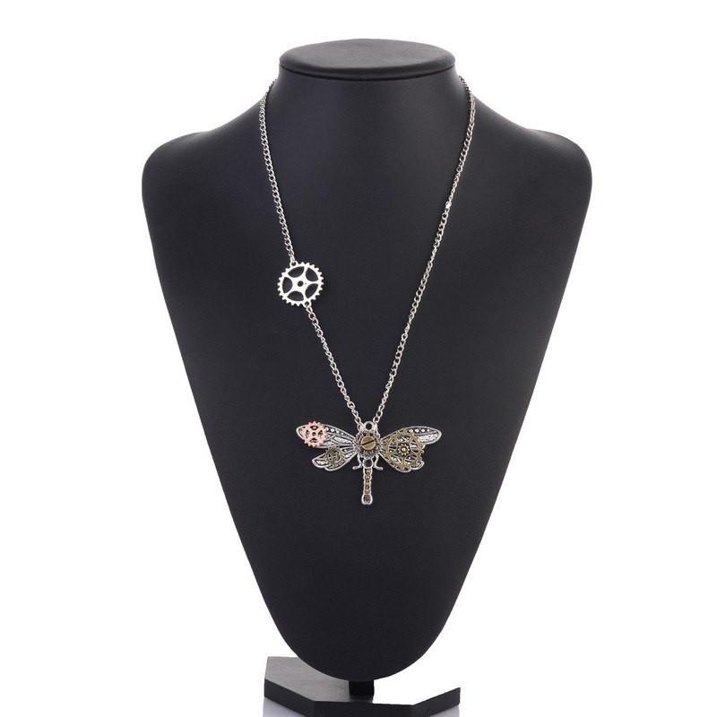 Steampunk Dragonfly Necklace
