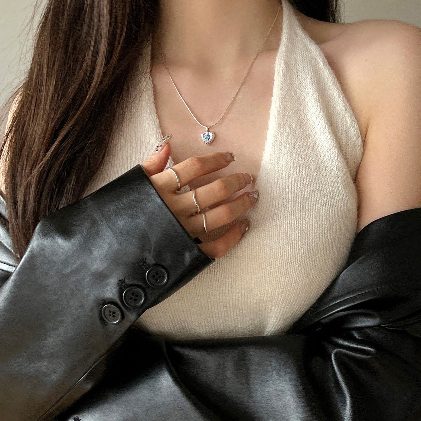 Ocean Heart Necklace