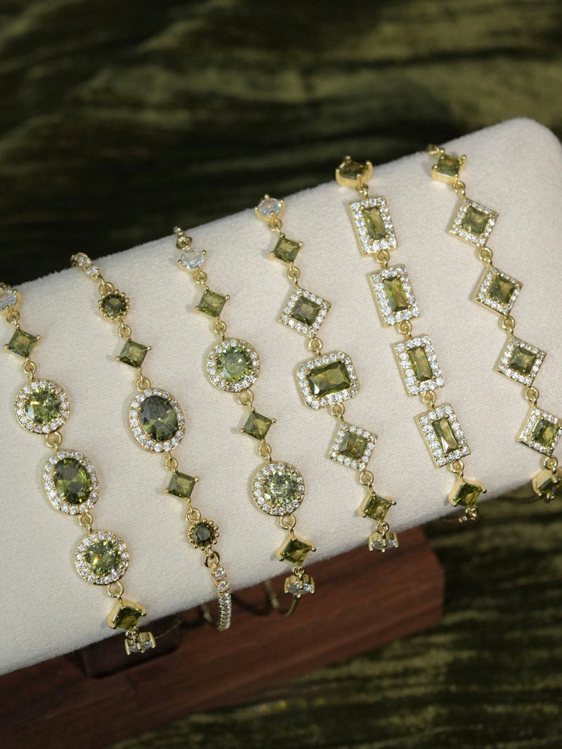 Ophelia Bracelet in Green
