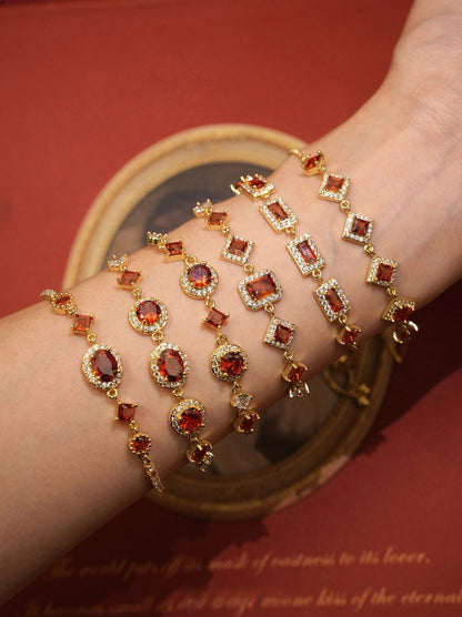 Ophelia Bracelet in Red