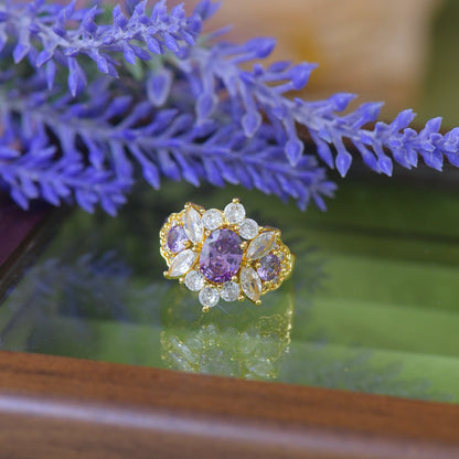 Opulent Amethyst Ring