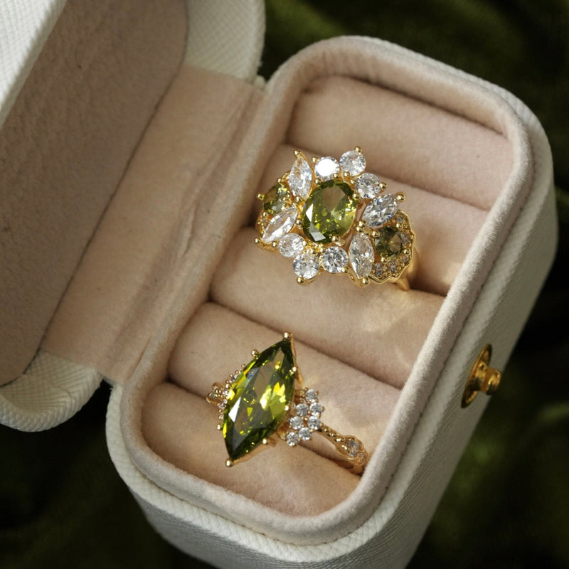 Opulent Peridot Ring