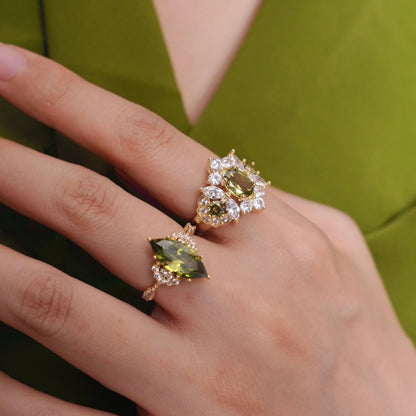 Opulent Peridot Ring