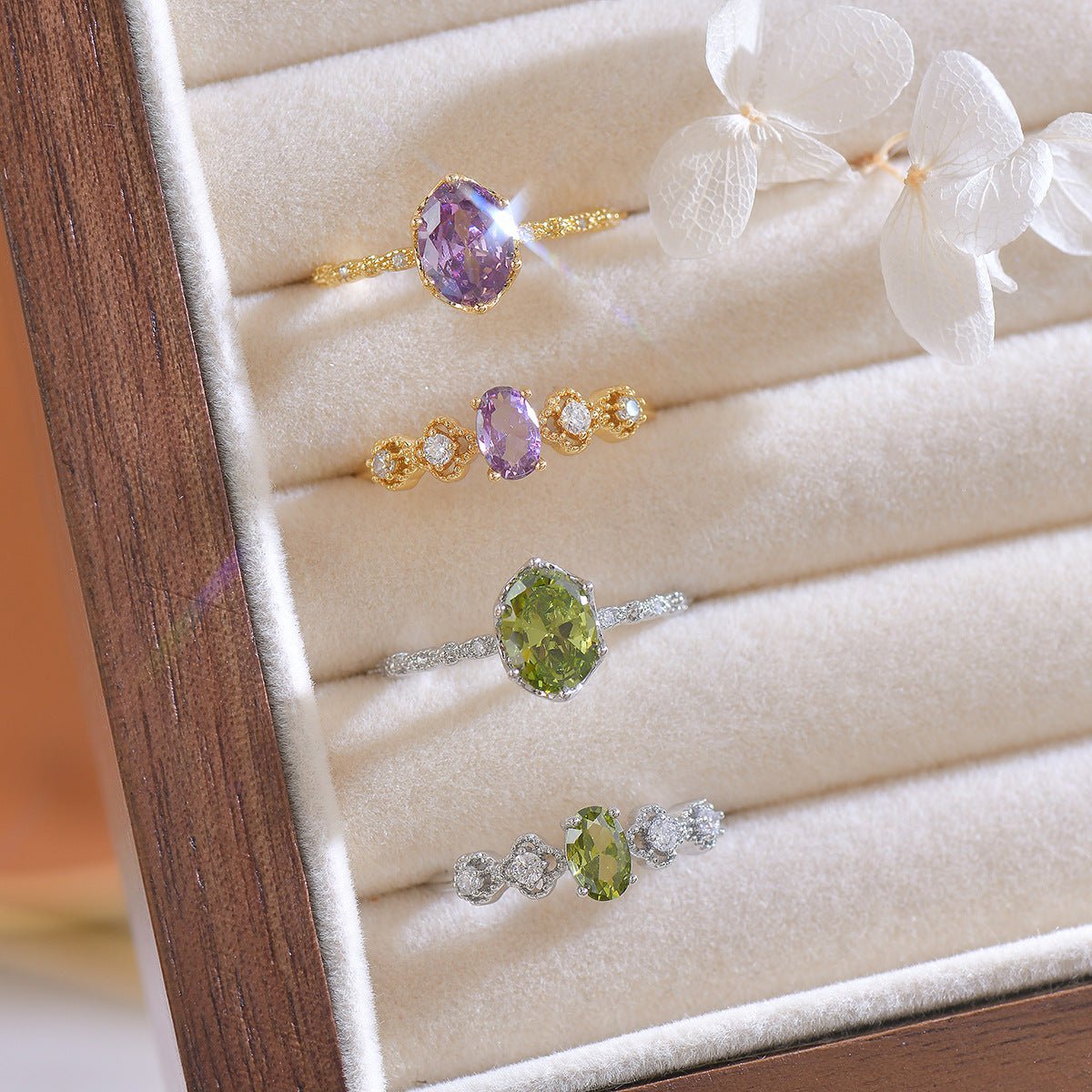 Oval Amethyst Ring