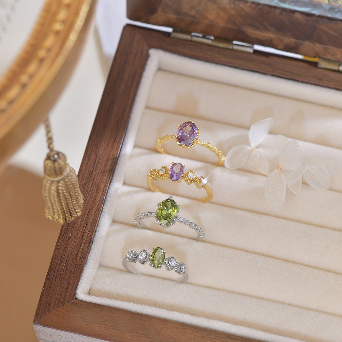 Oval Amethyst Ring