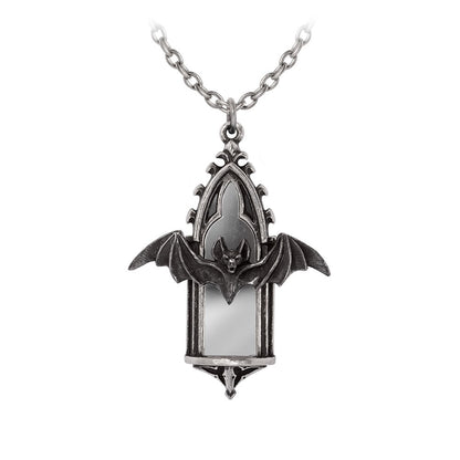 Call of the Undead Mirror Bat Pendant by Alchemy Gothic