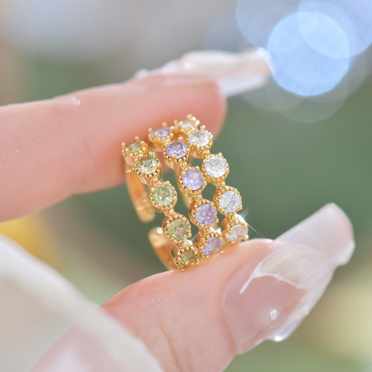 Peridot Band Ring