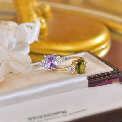Peridot Princess Ring