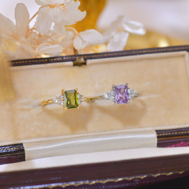 Peridot Princess Ring