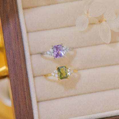 Peridot Princess Ring