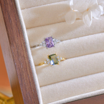 Peridot Princess Ring
