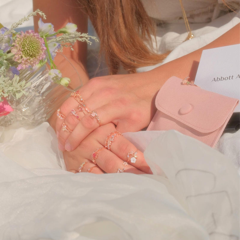 [] Nova Pink Gem Ring