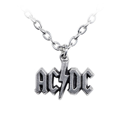 Ac/dc Lightning Logo Pendant Necklace by Alchemy Gothic