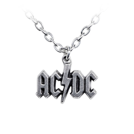 Ac/dc Lightning Logo Pendant Necklace by Alchemy Gothic