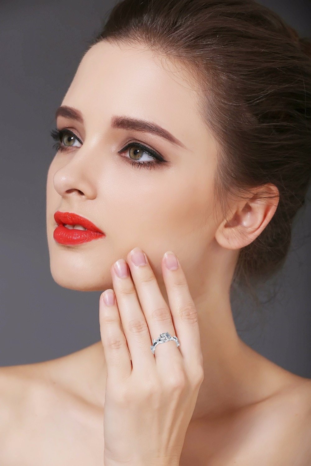 Flower Crown Silver Ring