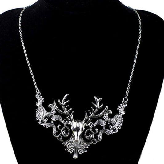 Golden Elk Necklace