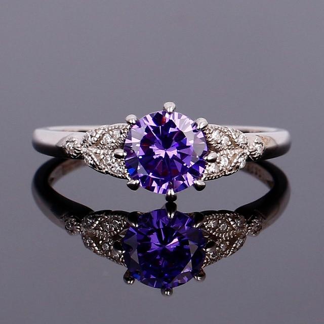 Round Majestic Crystal Ring