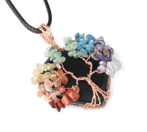 Tree of Life Stone Necklace