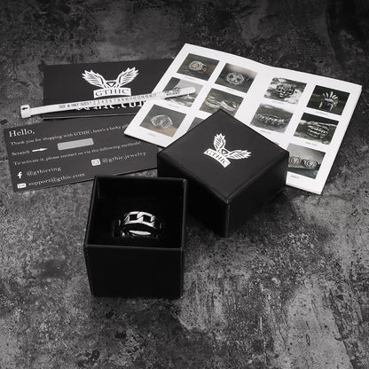 Punk Cuban Chain Stainless Steel Ring