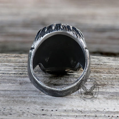 Punk Skull Design Stainless Steel Thumb Ring