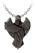 Raven Wing Locket With Hidden Photo Compartment