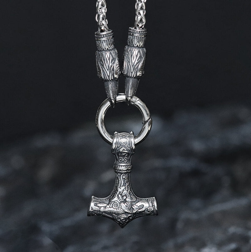 Raven & Hammer Stainless Steel Necklace