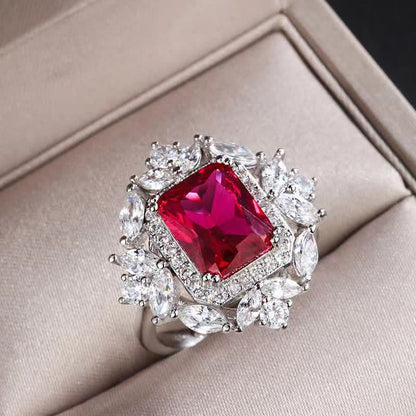 Red Corundum Spiritual Necklace | Confidence & Courage