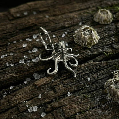 Retro Dark-style Stainless Steel Octopus Drop Earrings
