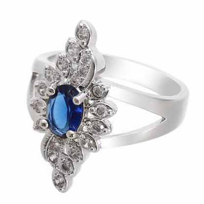 Blue Royalty Crystal Ring