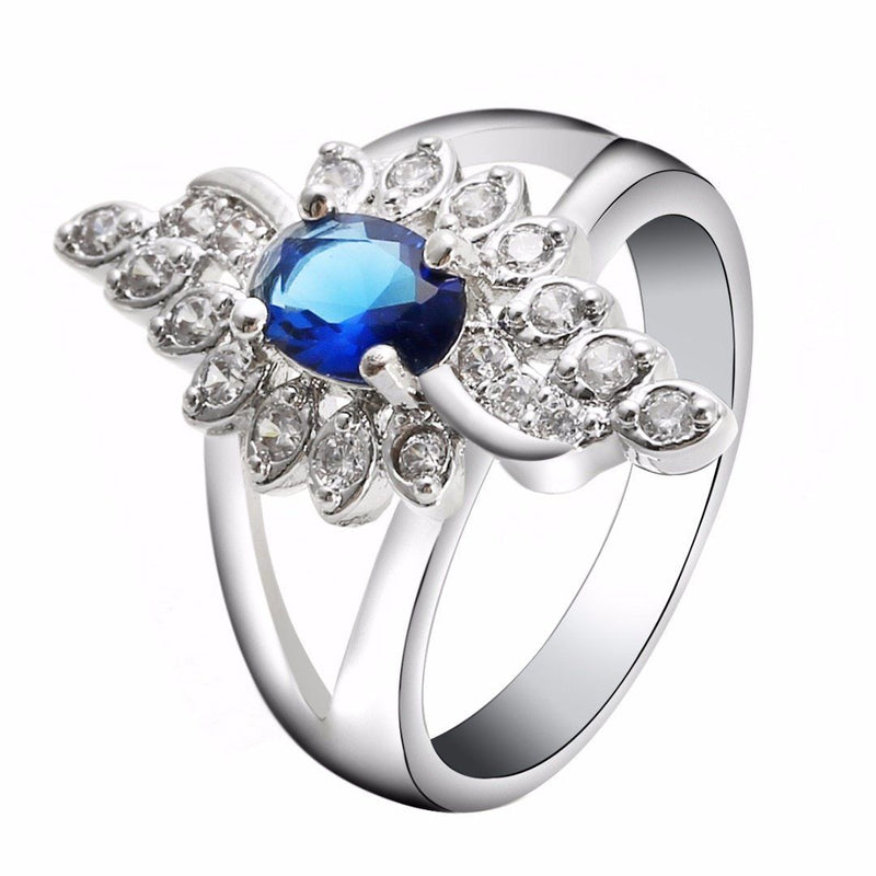 Blue Royalty Crystal Ring