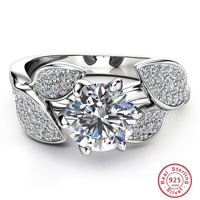 Dazzling Flower Sterling Silver Ring