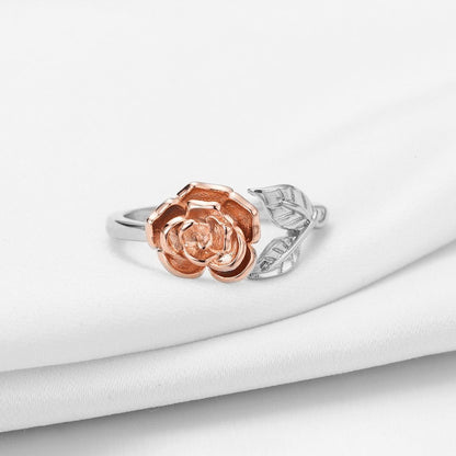 Delicate Rose Wrap Ring