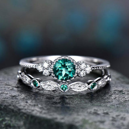 Crystal Ring Set