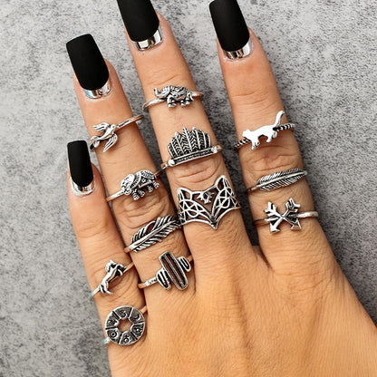 Enchanted Forest Animals Ring Set